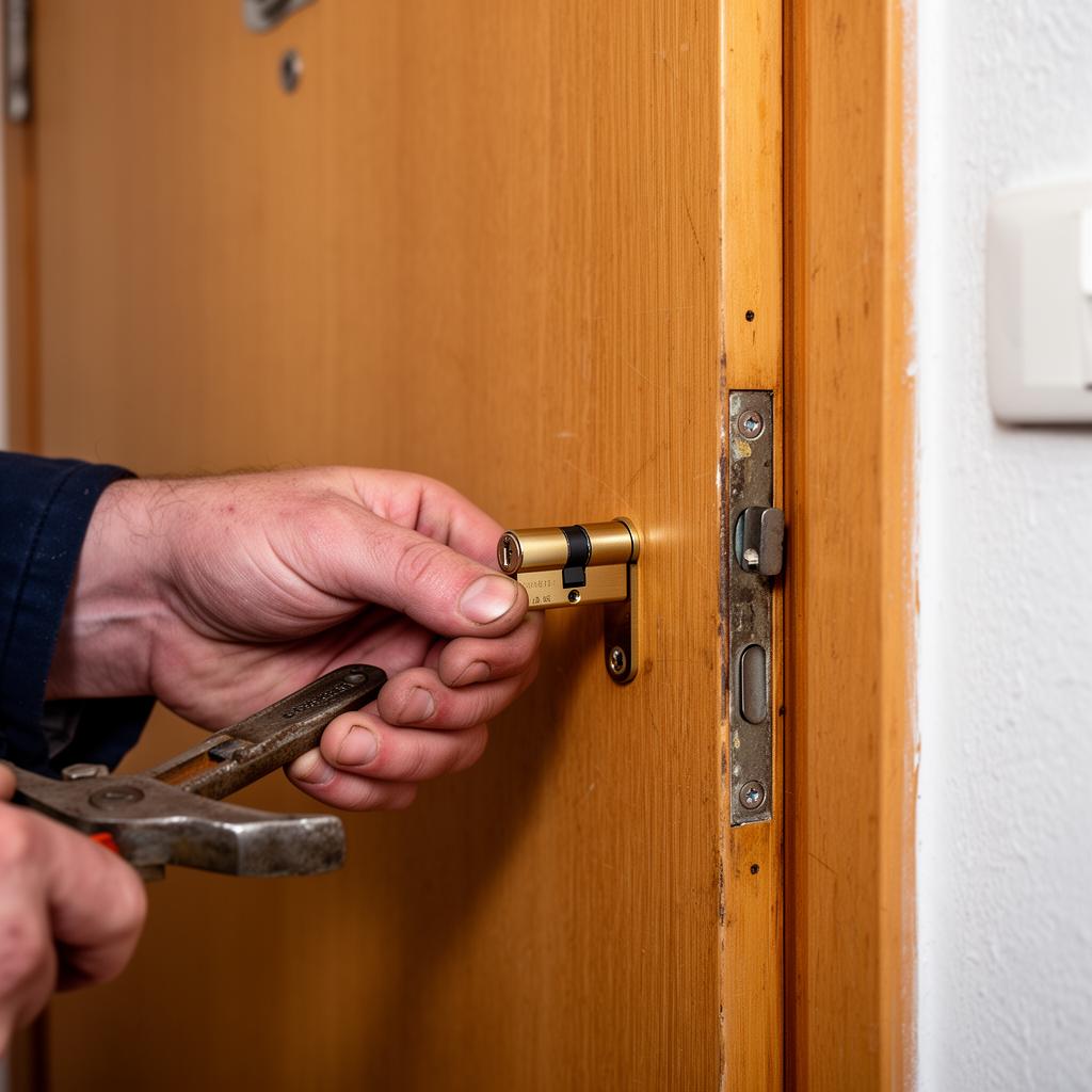 Schließzylinder Einbau – ABUS Sicherheitszylinder